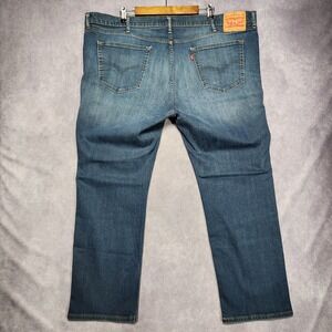 Levis 541‎ Athletic Fit Stretch Jeans Mens Size 48x32 Blue Denim Pants